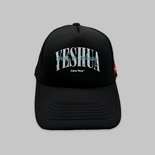 Trucker YESHUA negro estampado