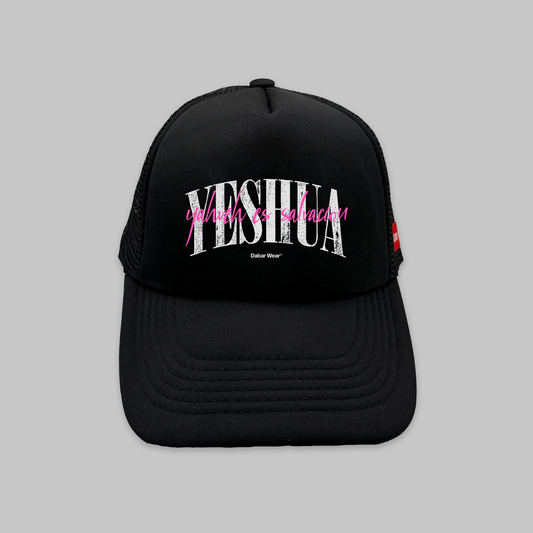 Trucker YESHUA negro estampado