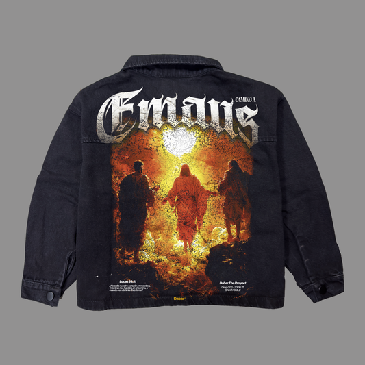 Jacket niño negra jeans EMAUS
