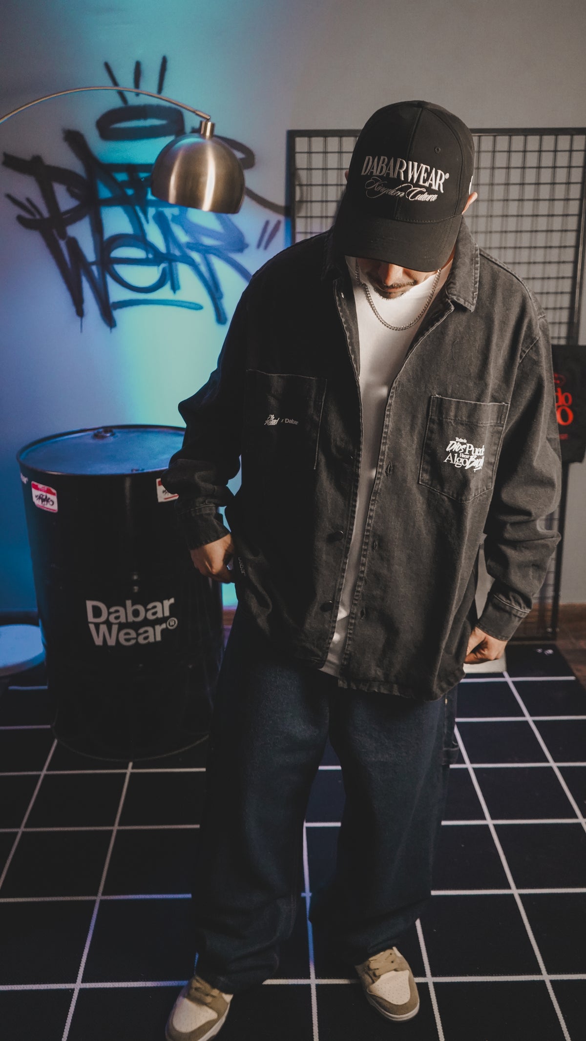 Denim Jacket ELEMENTO X DABAR "TODAVÍA DIOS" (Fit Oversize)