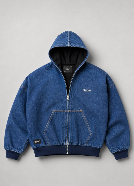 Denim Jacket Blue HEAVYWEIGHT "DABAR" (Fit Boxy)