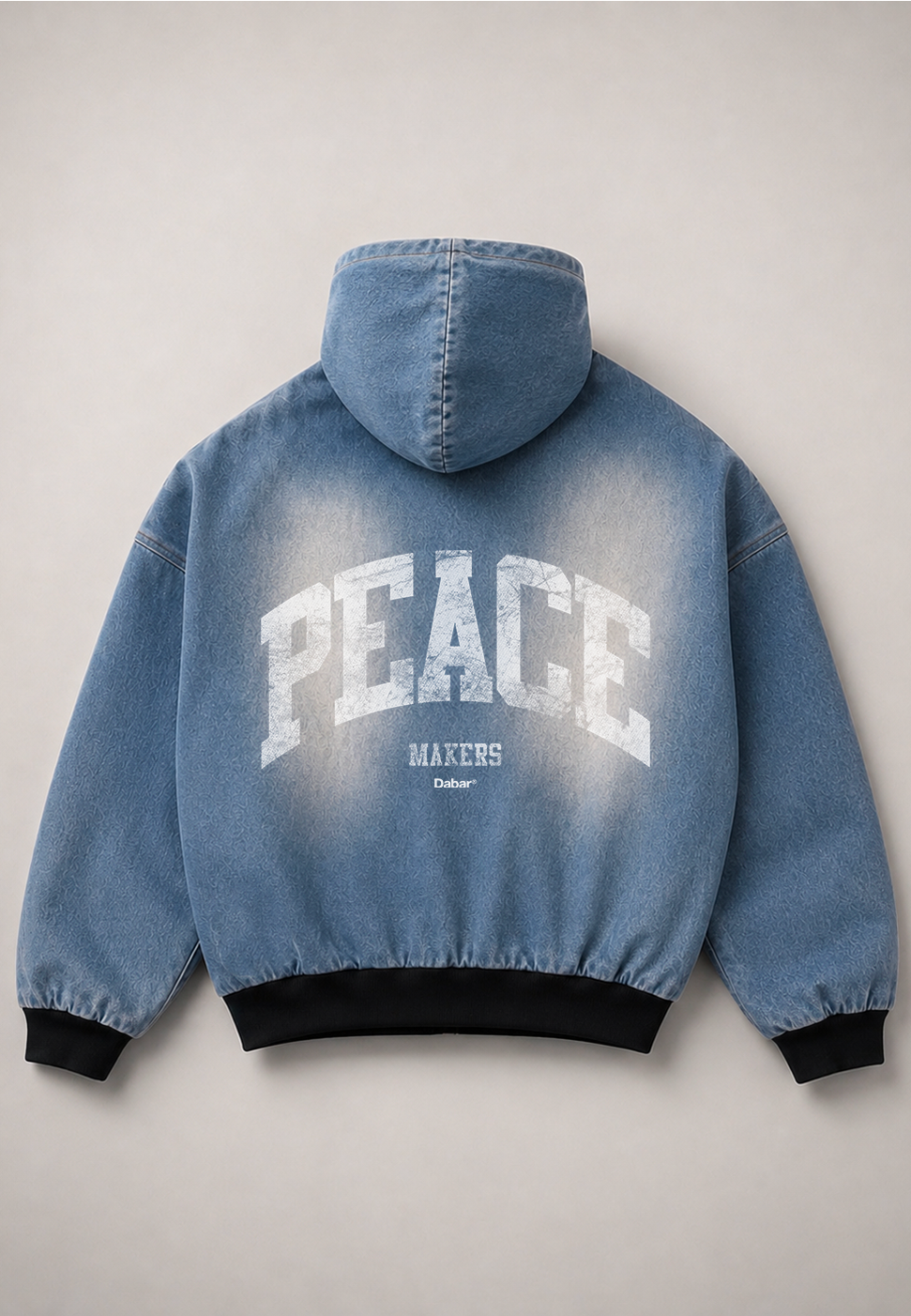 Denim Jacket Ice HEAVYWEIGHT "PEACEMAKERS" (Fit Boxy)