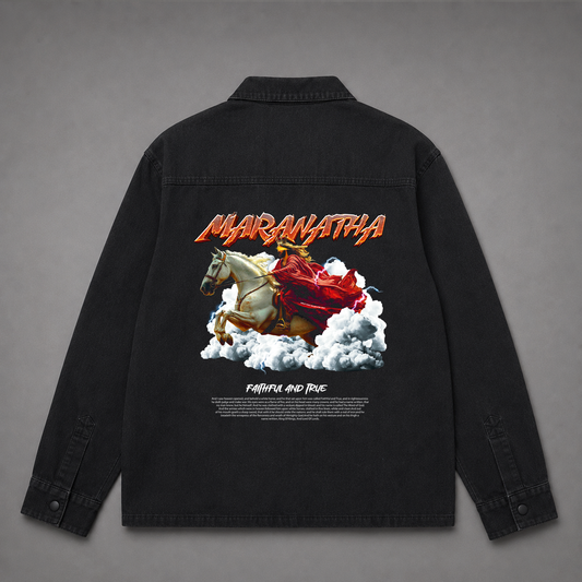 Denim Jacket "MARANATHA" (Fit Oversize)