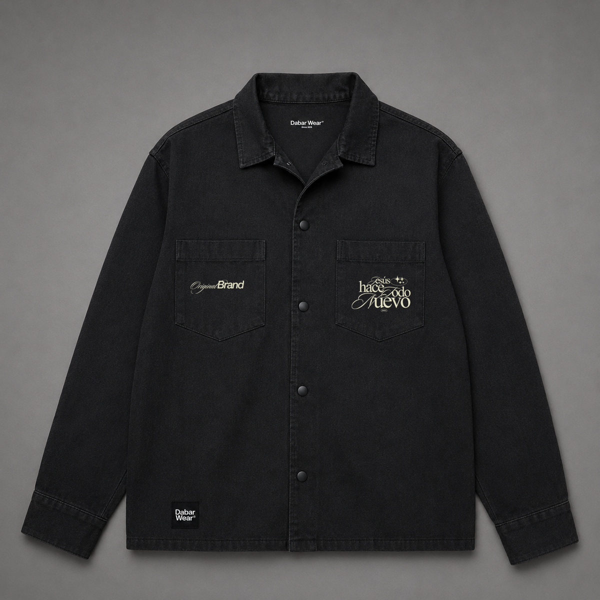 Denim Jacket "TODO NUEVO" (Fit Oversize)