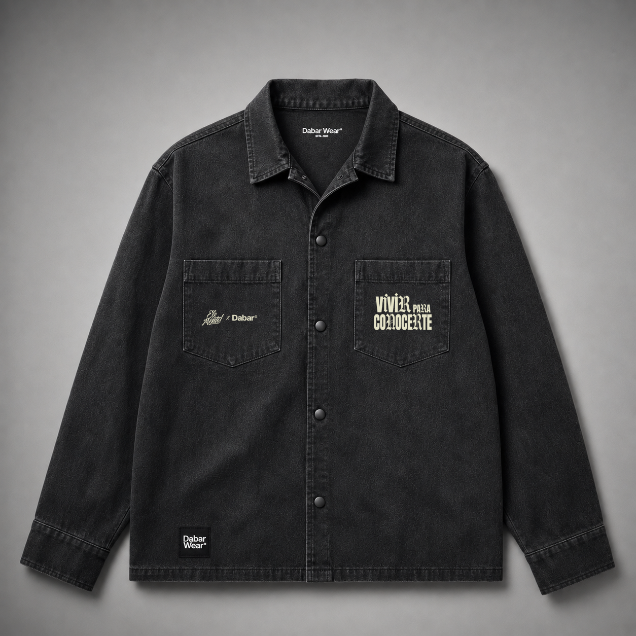 Denim Jacket ELEMENTO X DABAR "VIVIR PARA CONOCERTE" (Fit Oversize)