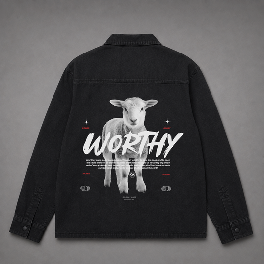 Denim Jacket "WORTHY" (Fit Oversize)