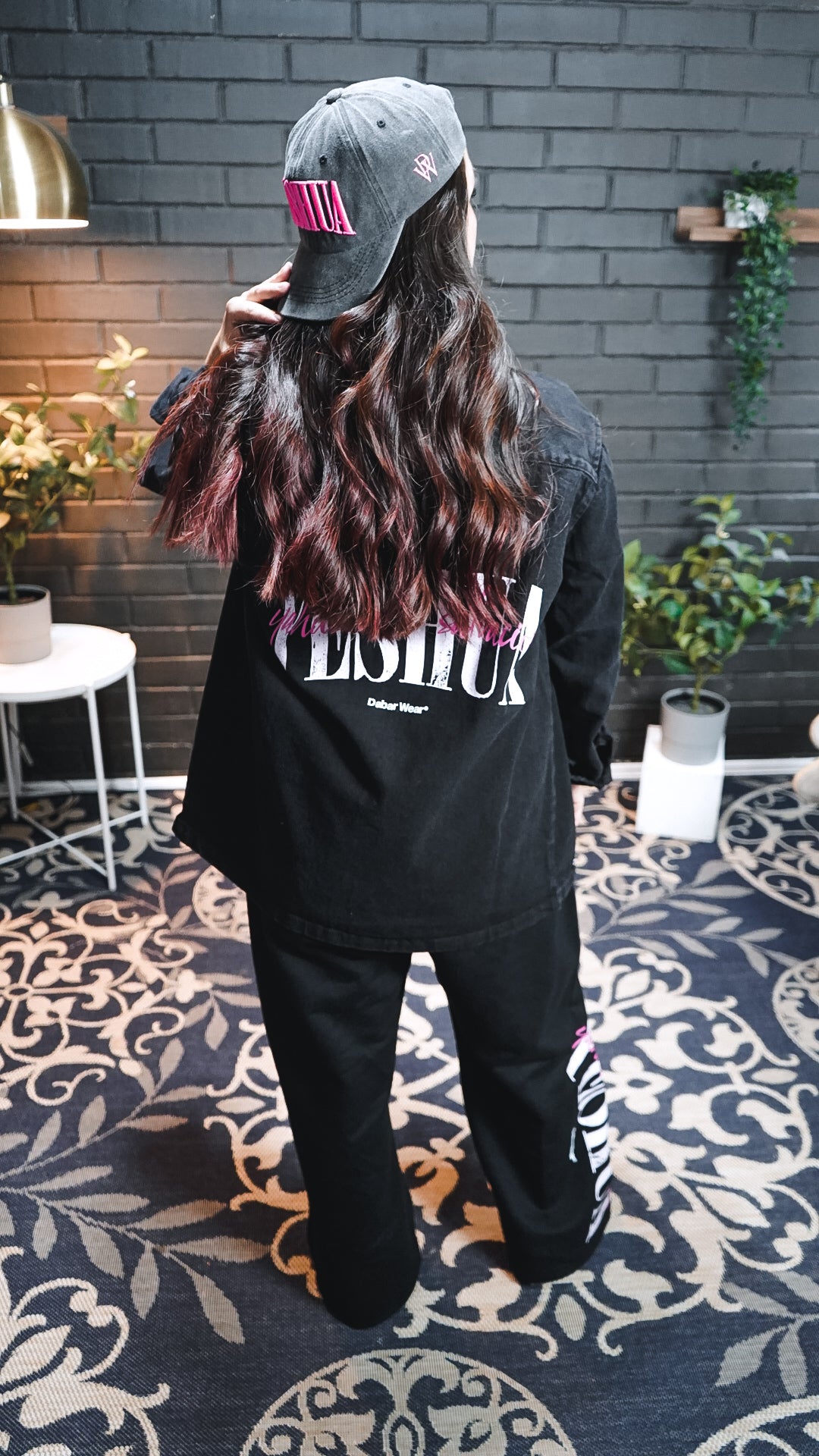 Overshirt Jeans negro Relaxed Fit YESHUA