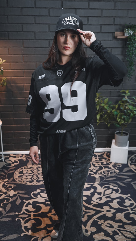 Jersey Oversize 99 Black + Baggy Pant Dabar