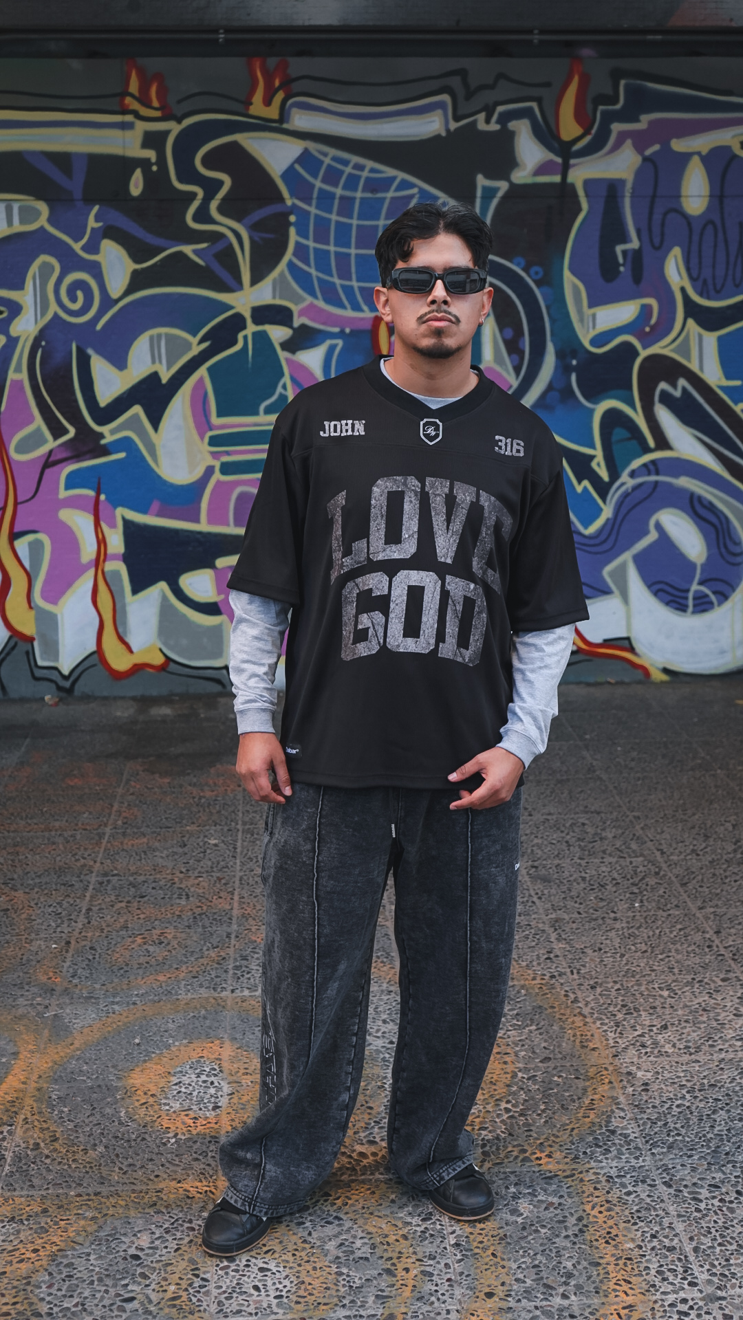 JERSEY OVERSIZE "LOVE GOD" (Unisex)