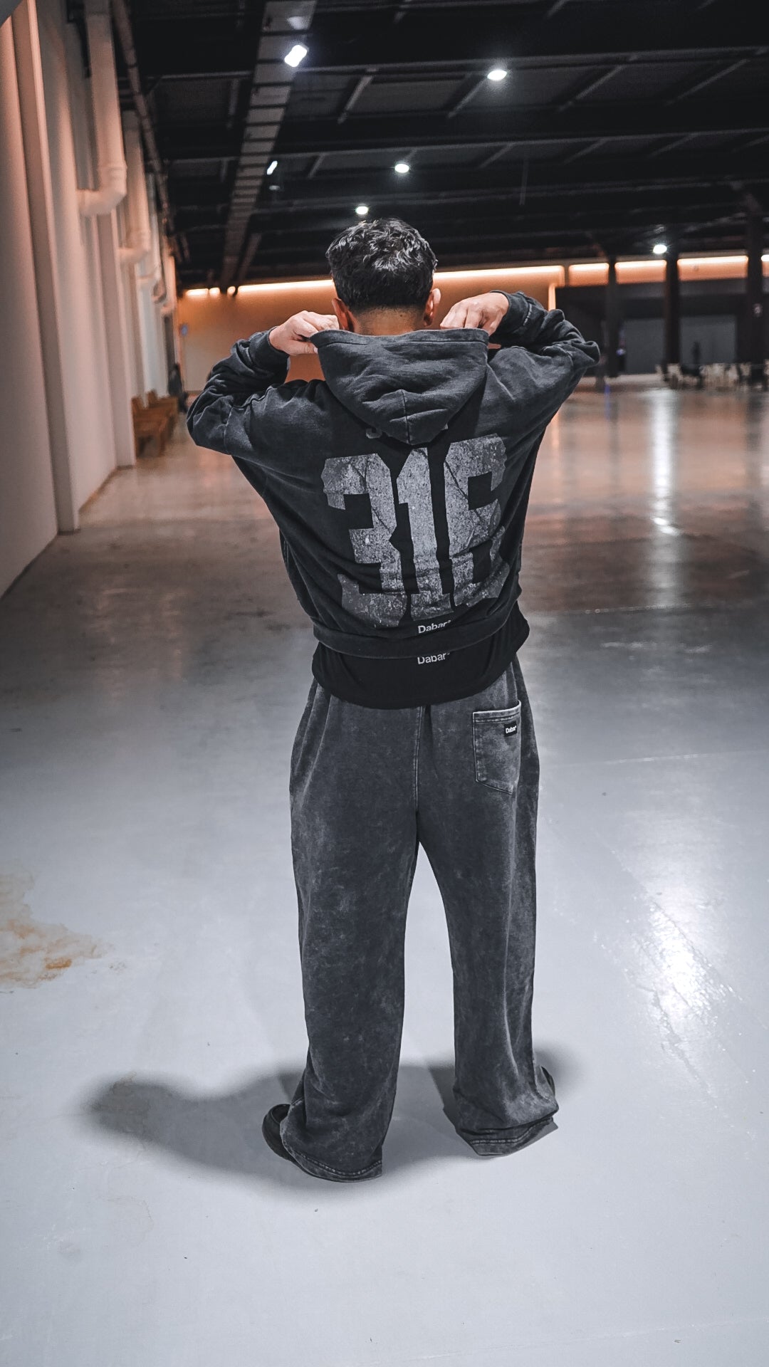 HOODIE HEAVYWEIGHT STONEWASH LOVE GOD (ALTO GRAMAJE 400 gsm)