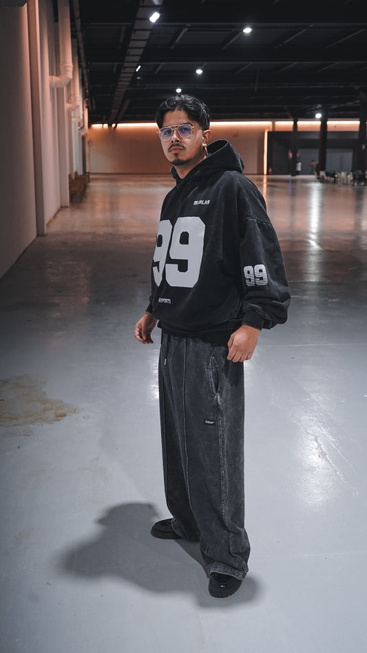HOODIE HEAVYWEIGHT STONEWASH 99 (ALTO GRAMAJE 400 gsm)