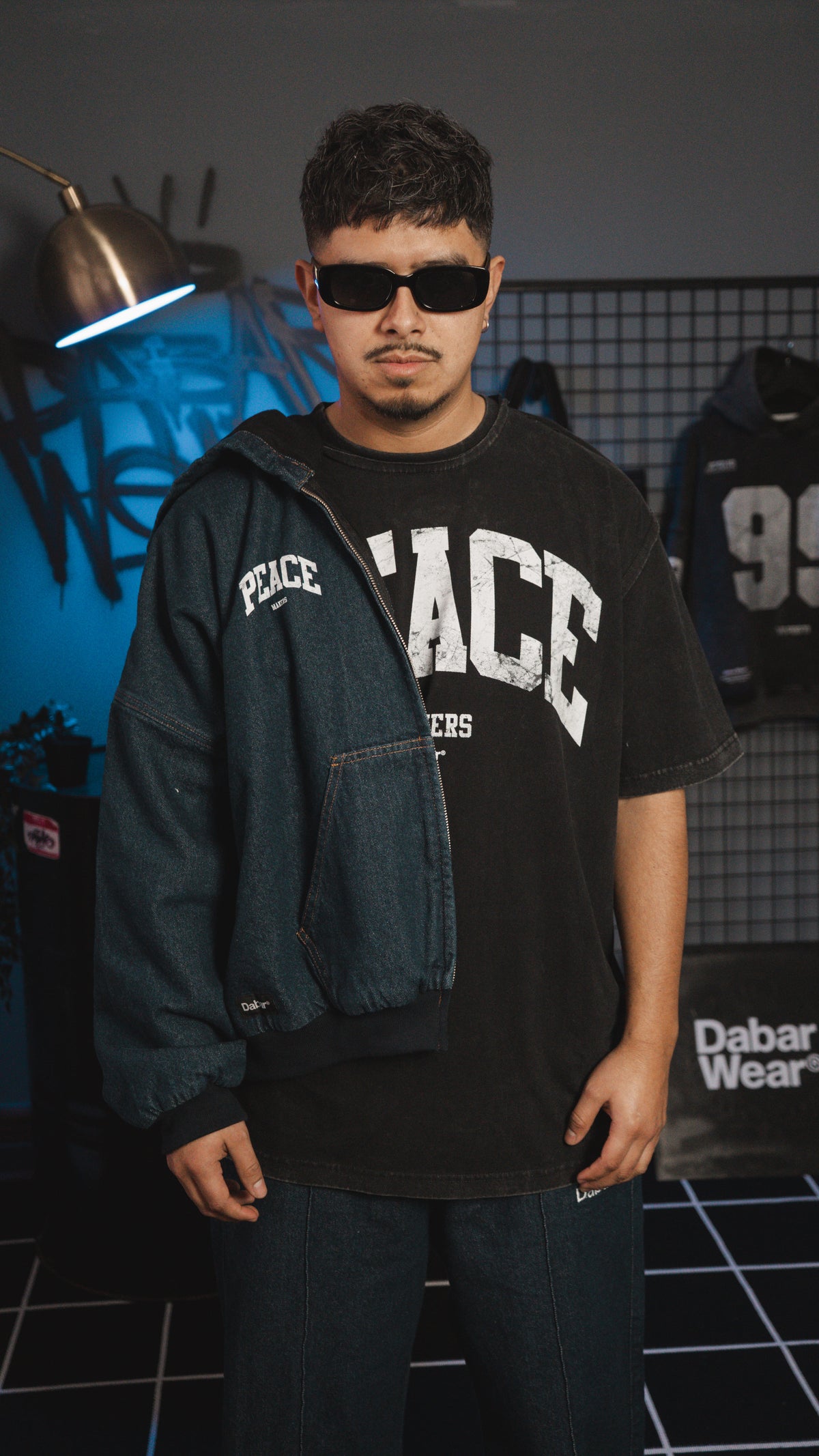 Denim Jacket Blue HEAVYWEIGHT "DABAR" (Fit Boxy)