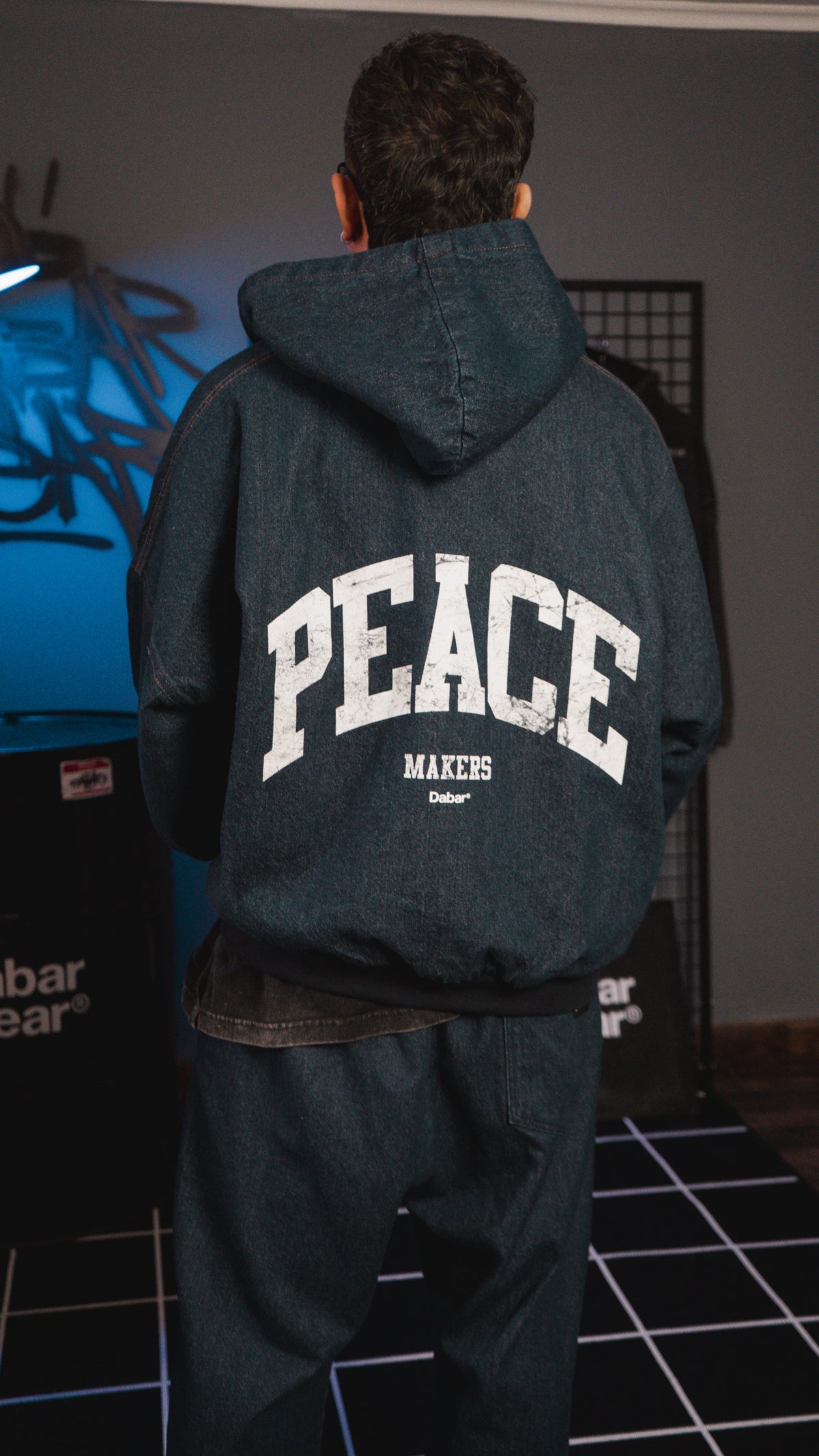Denim Jacket Blue HEAVYWEIGHT "DABAR" (Fit Boxy)