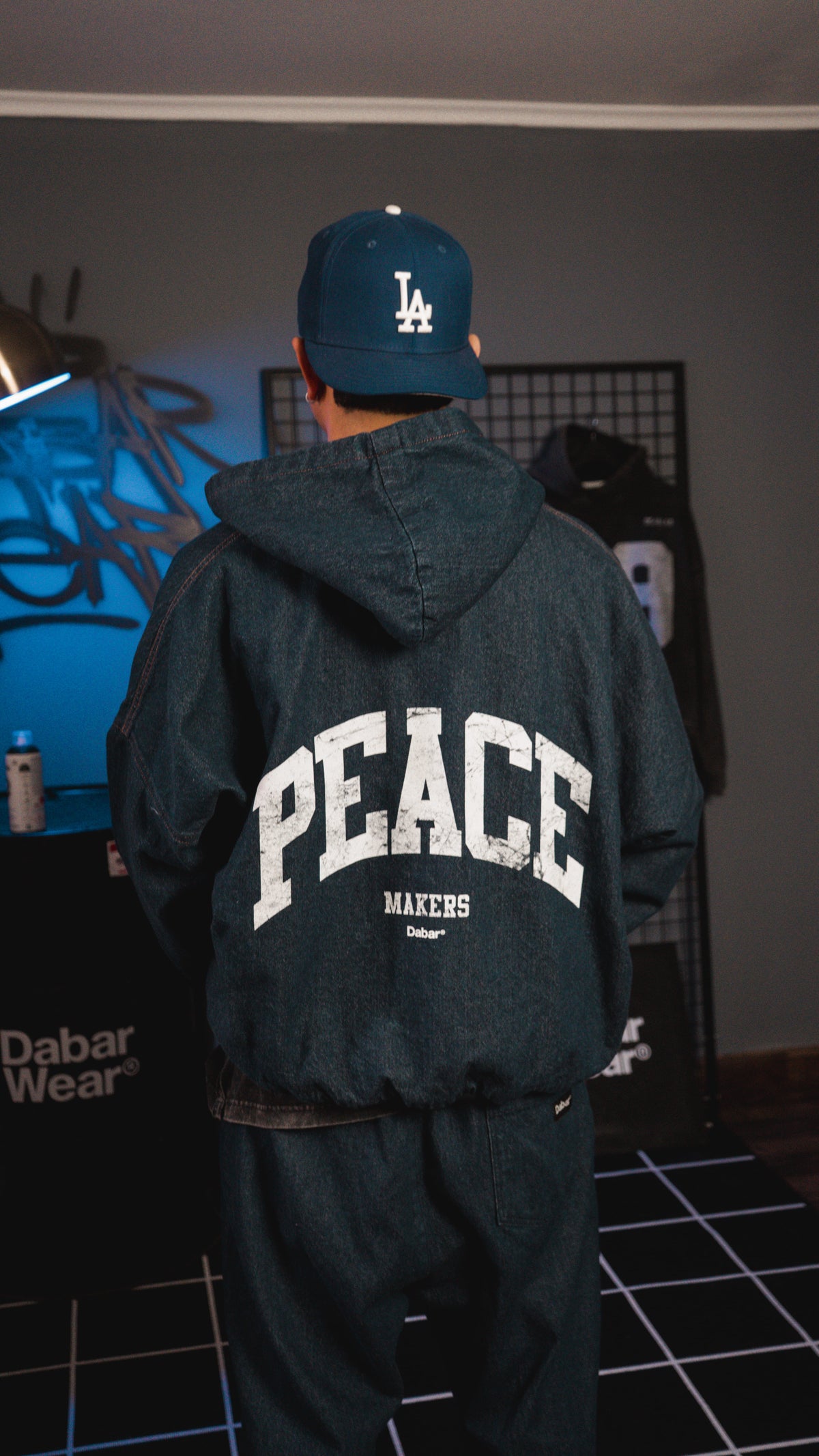 Denim Jacket Blue HEAVYWEIGHT "DABAR" (Fit Boxy)