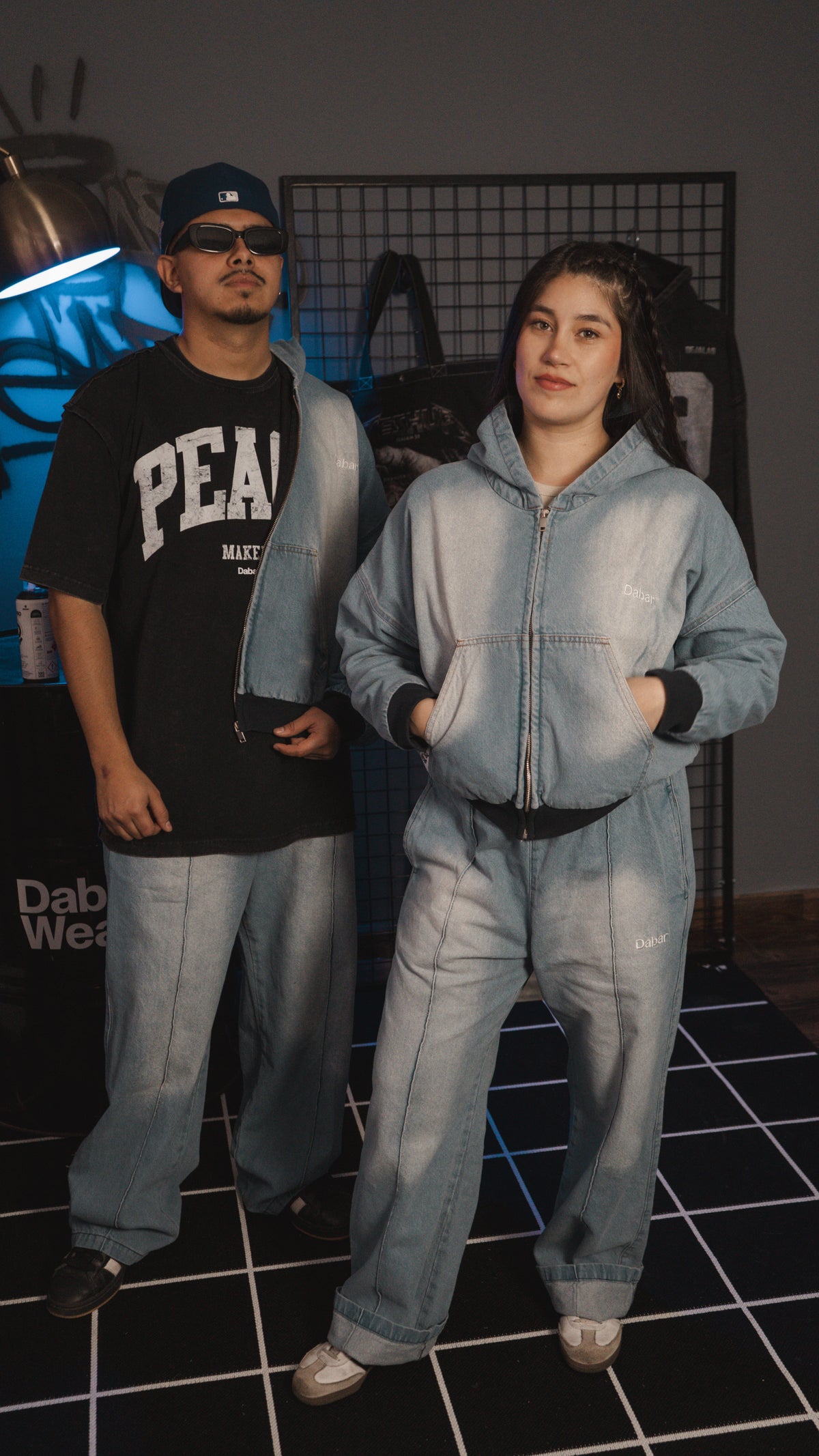 Denim Pant Ice "DABAR" (Fit Baggy)