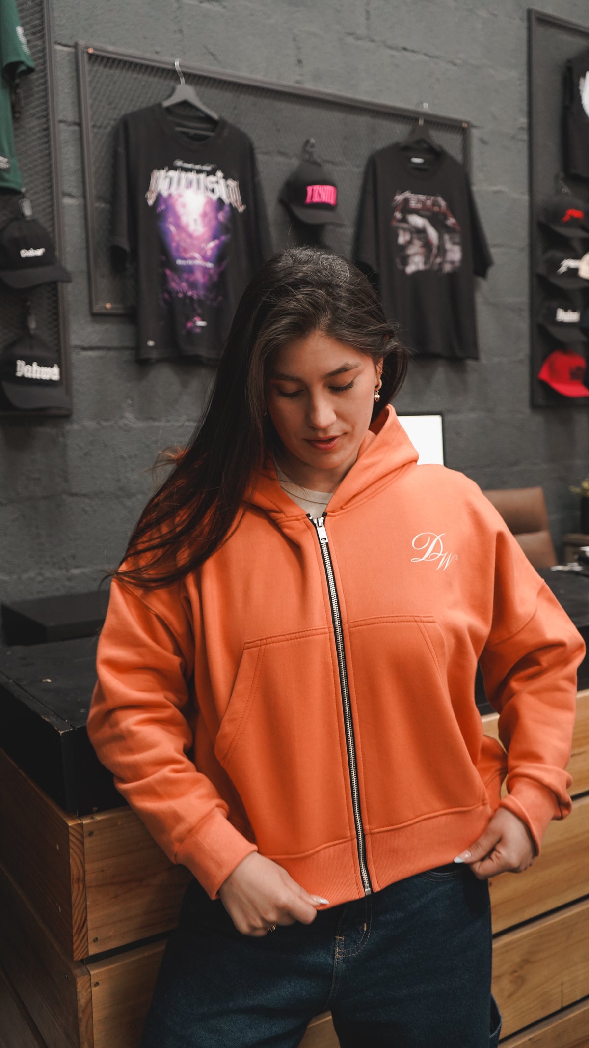 Hoodies Zipup COLORES (Fit Boxy)