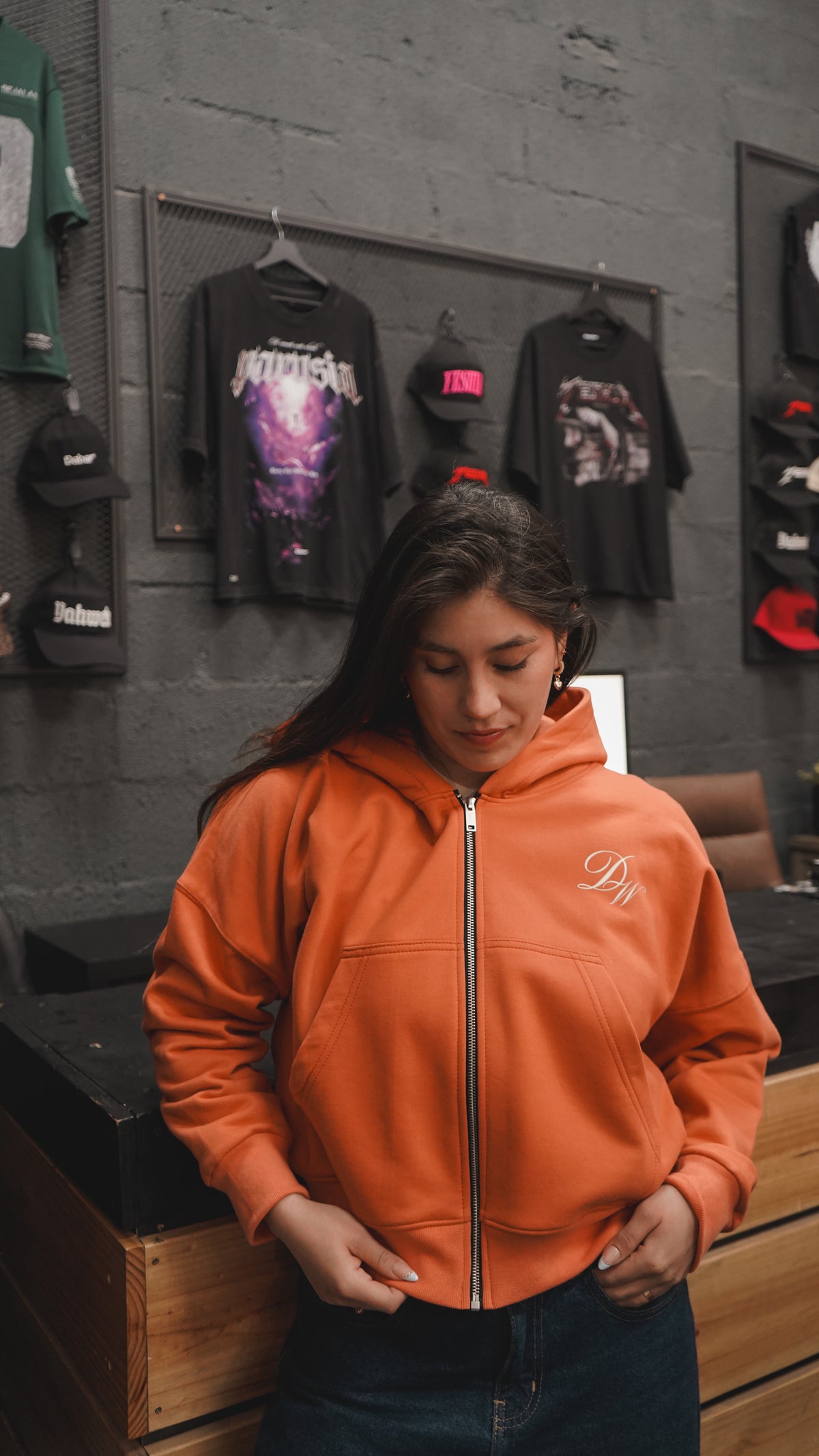 Hoodies Zipup COLORES (Fit Boxy)