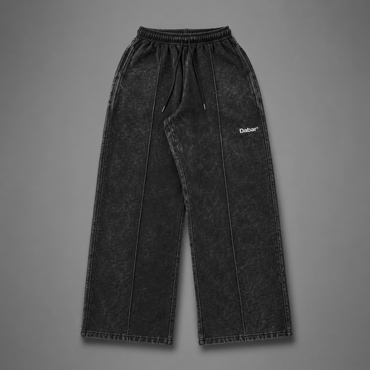 Baggy Pant Stonewash Black "DABAR®"