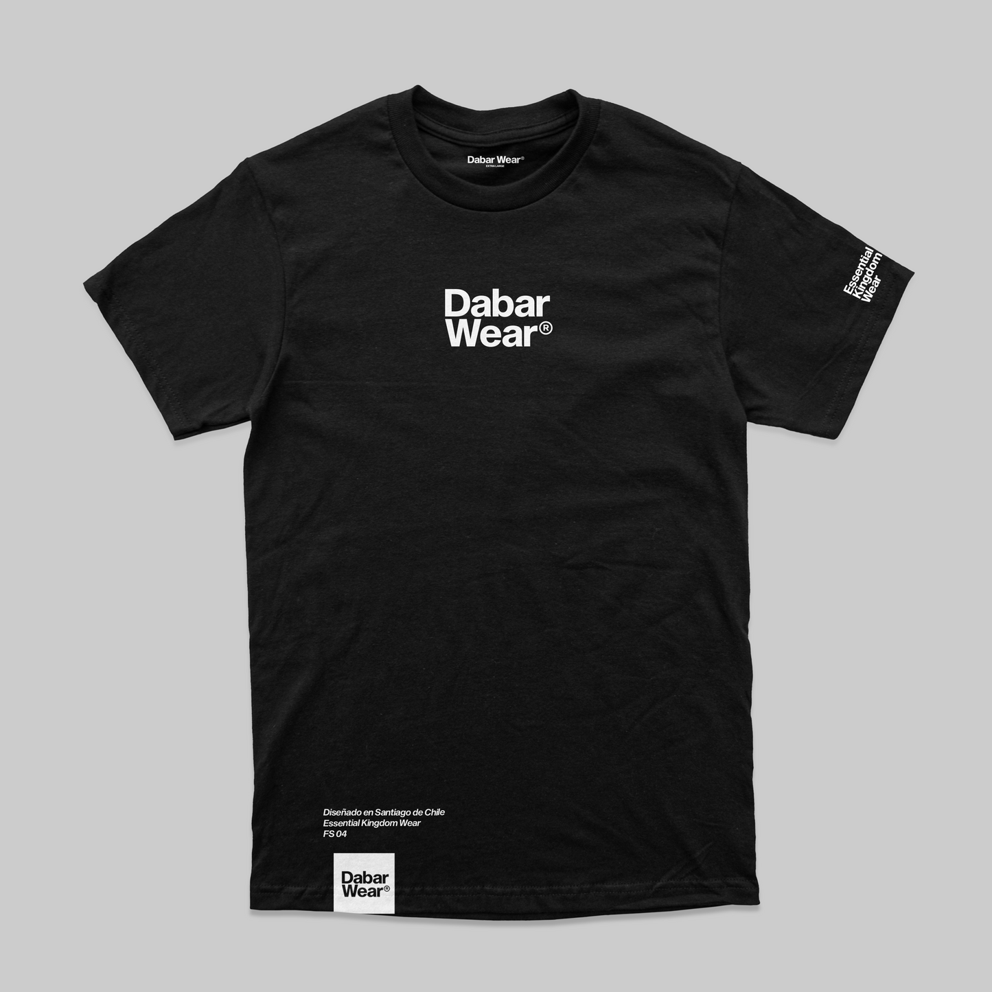 Tshirt Regular Holy Black