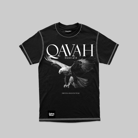 Tshirt Black Relaxed fit QAVAH