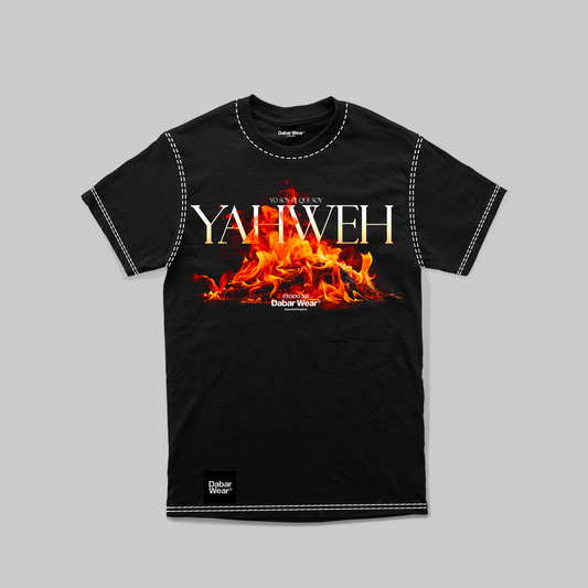 Tshirt Black Relaxed fit YAHWEH