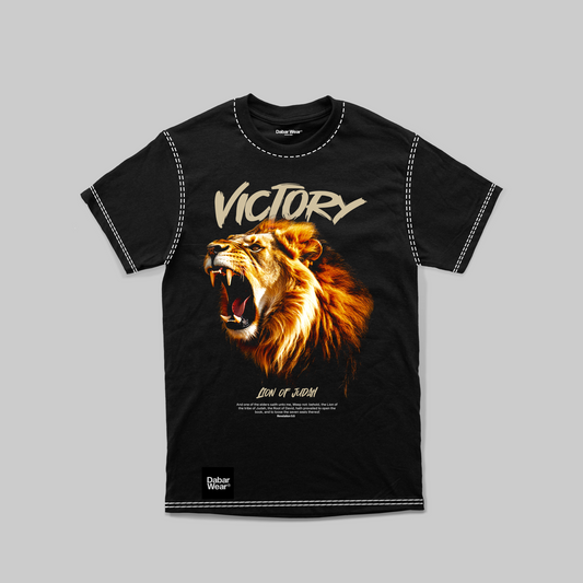 Tshirt Black Relaxed fit VICTORY