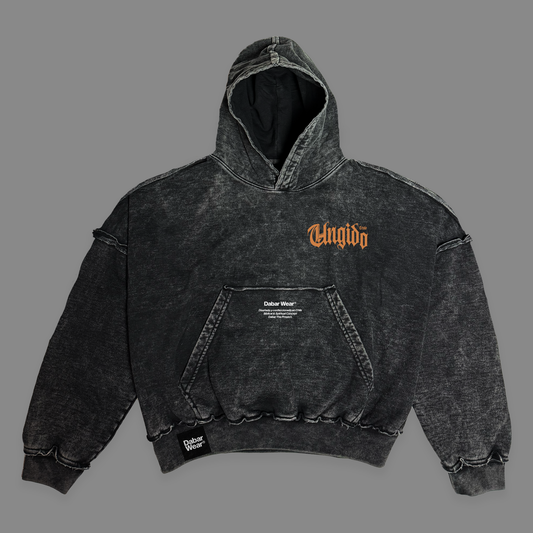 Hoodie Boxy Stone wash UNGIDO