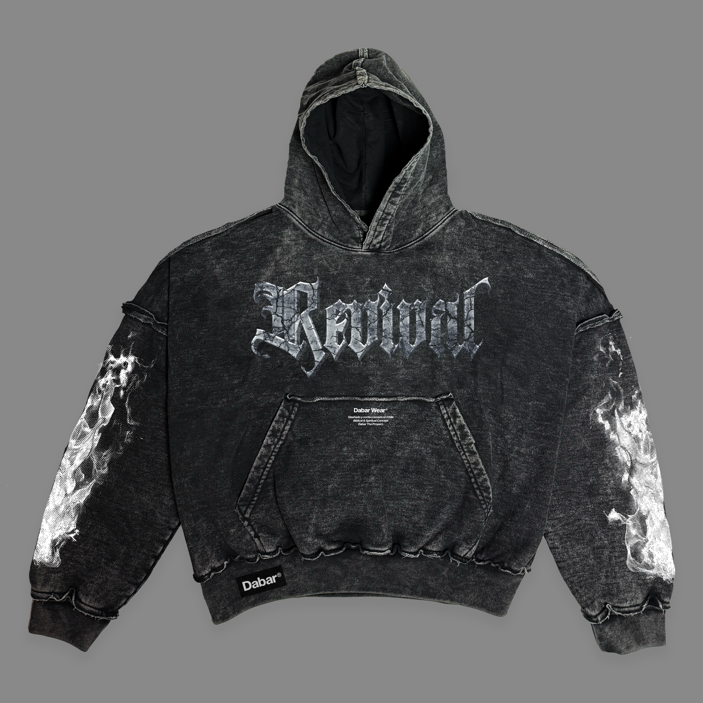 Hoodie Boxy Stonewash REVIVAL