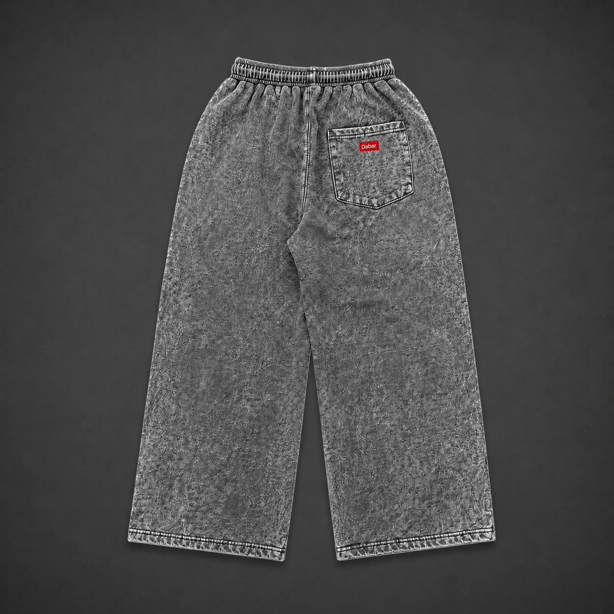 Baggy Pant Stonewash Grey "DABAR®"