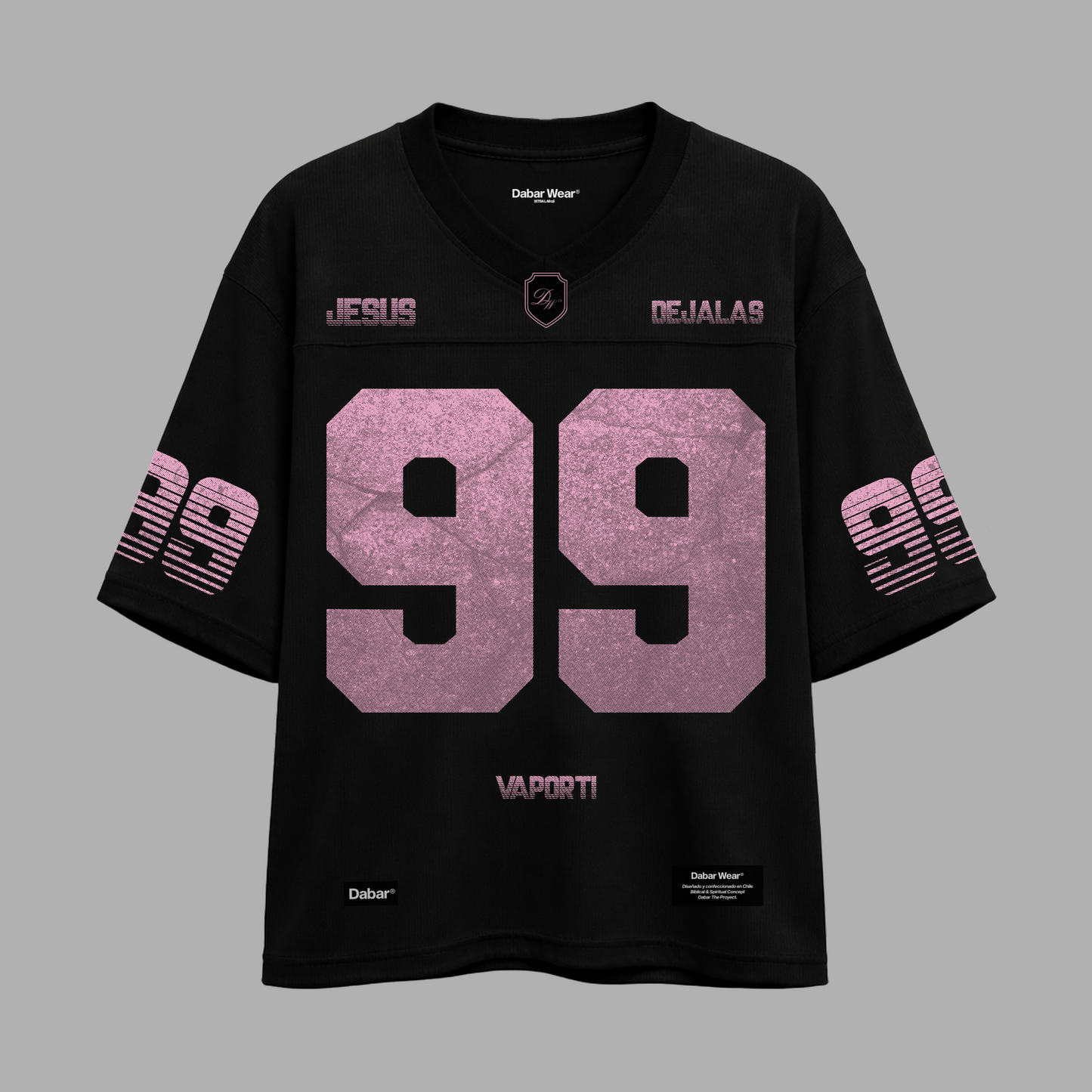 JERSEY OVERSIZE BLACK/PINK 99 (Unisex)