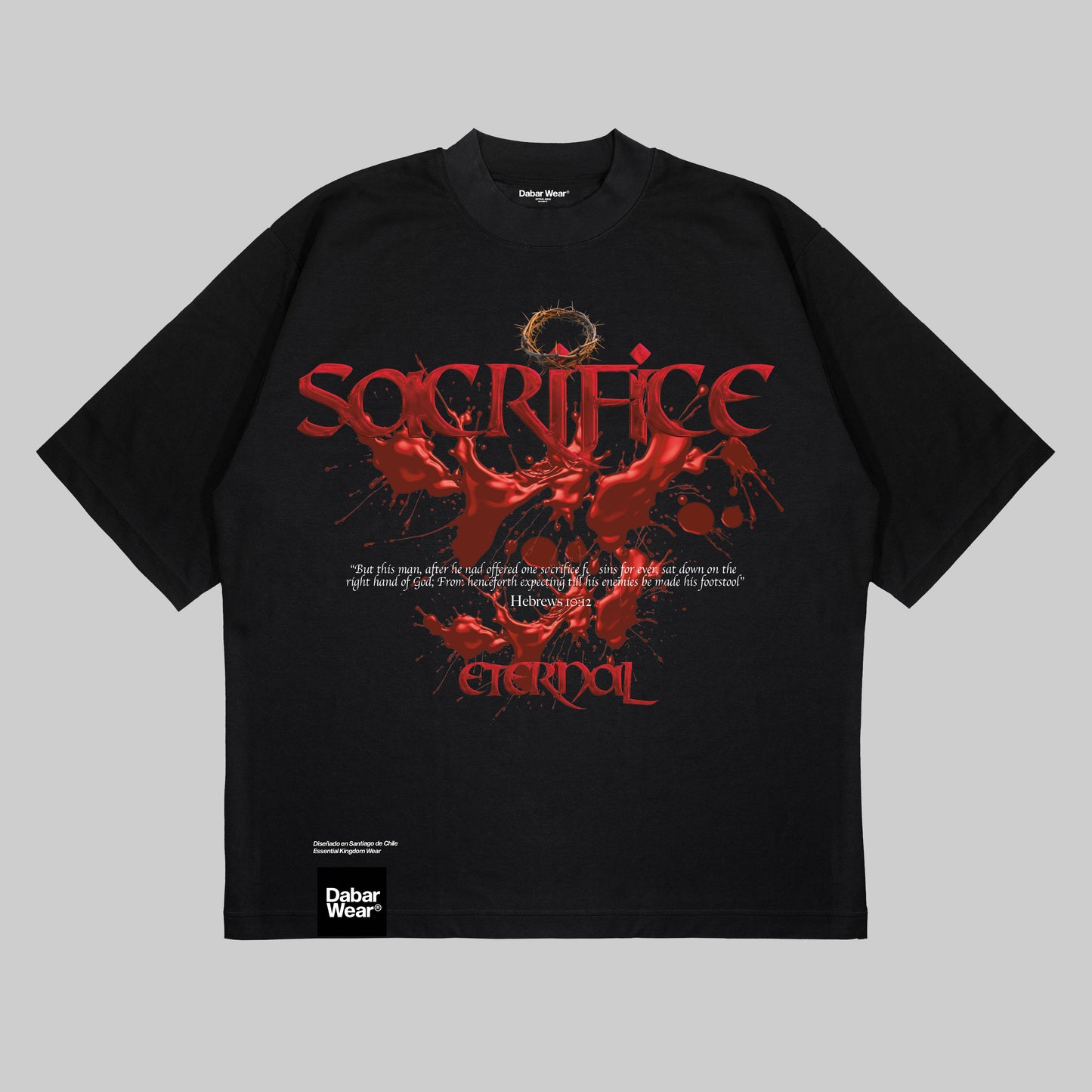 Tshirt Oversize fit Eternal Sacrifice Black