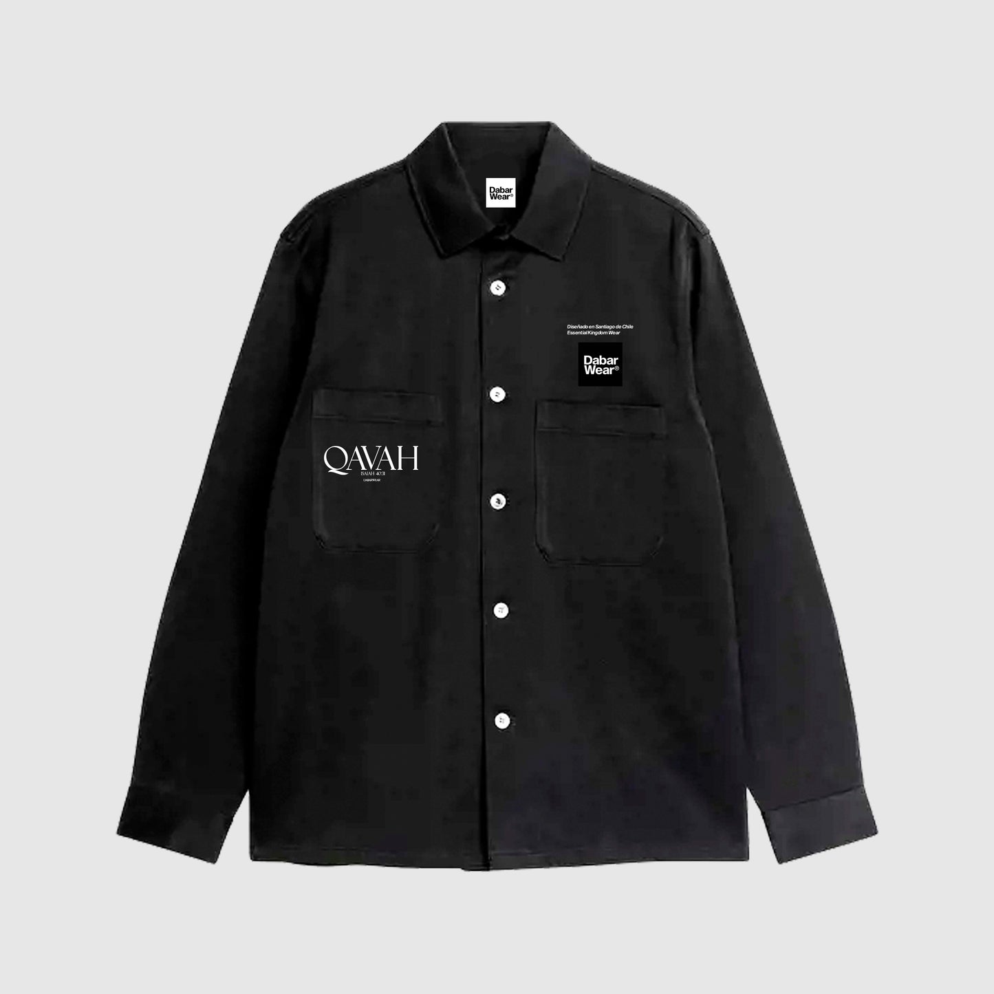 Overshirt Relaxed fit QAVAH Black