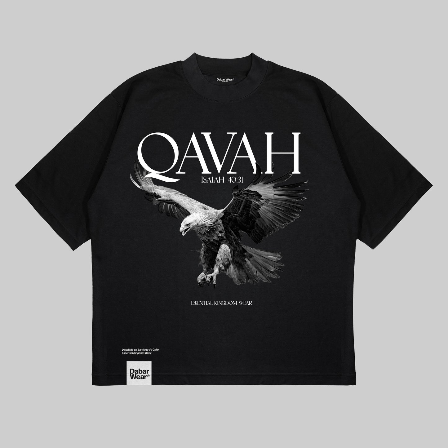 Tshirt Oversize Qavah Black