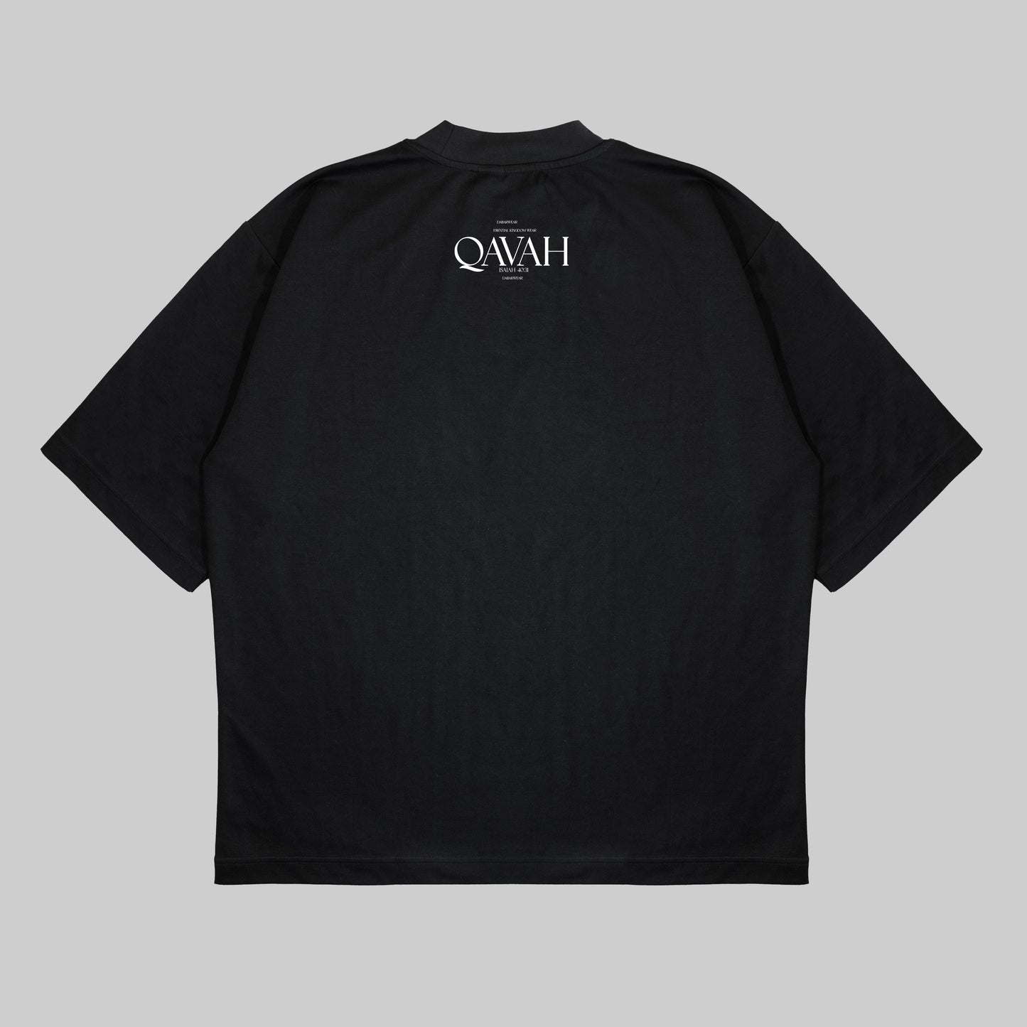 Tshirt Oversize Qavah Black