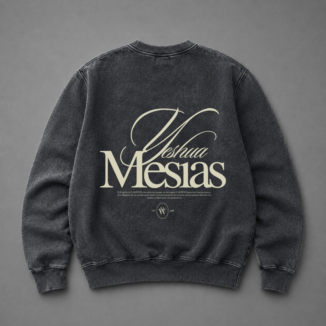 Polo Crewneck Stonewash "MESIAS" (Fit Relaxed)