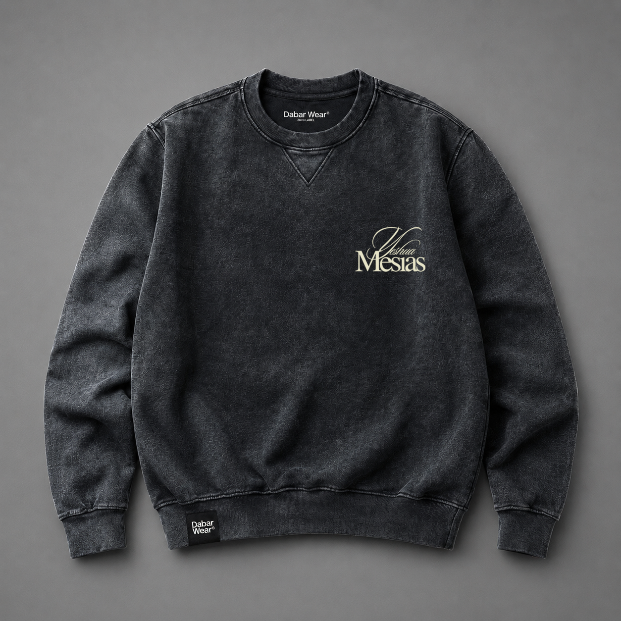Polo Crewneck Stonewash "MESIAS" (Fit Relaxed)