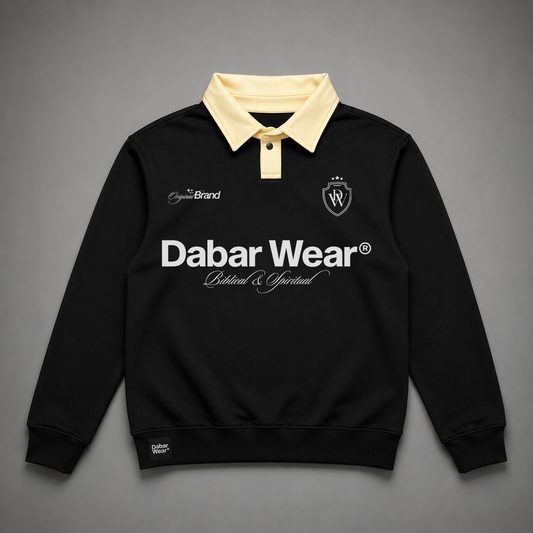 Polo Crewneck Beige "DABARWEAR® ORIGINAL BRAND" (Fit Regular)