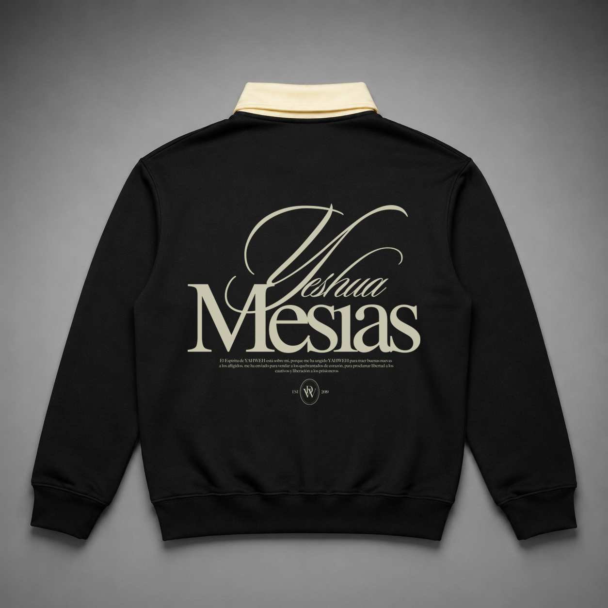 Polo Crewneck Beige "MESIAS" (Fit Regular)