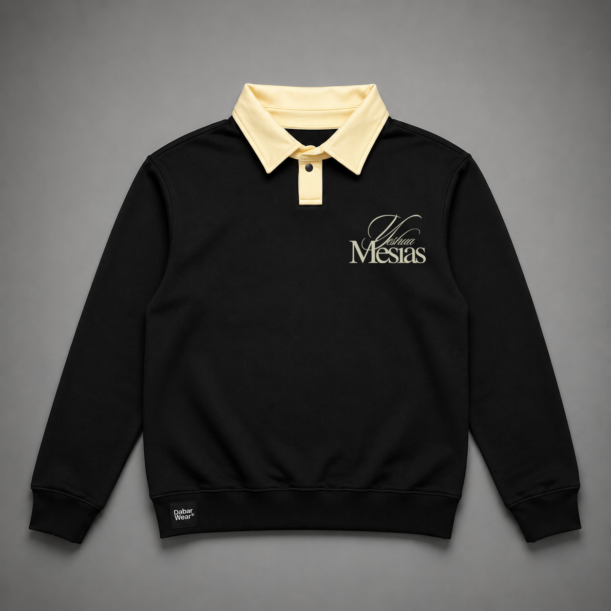 Polo Crewneck Beige "MESIAS" (Fit Regular)