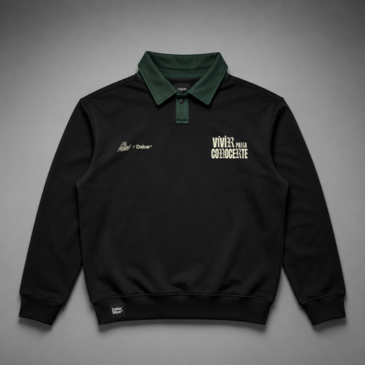 Polo Crewneck Green "VIVIR PARA CONOCERTE" (Fit Regular)