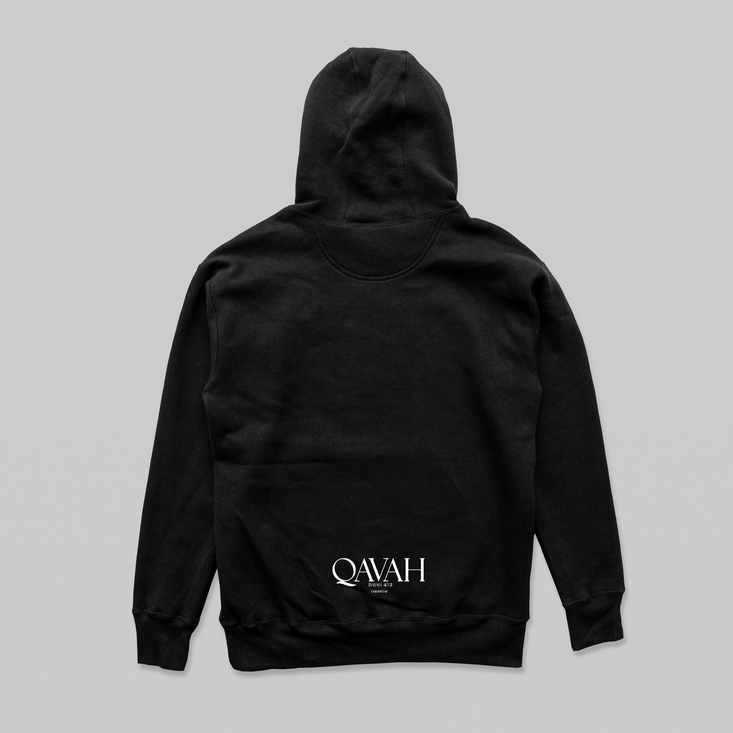 Hoodie Relaxed fit QAVAH Black