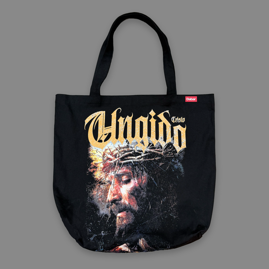 Tote Bag negra grande UNGIDO