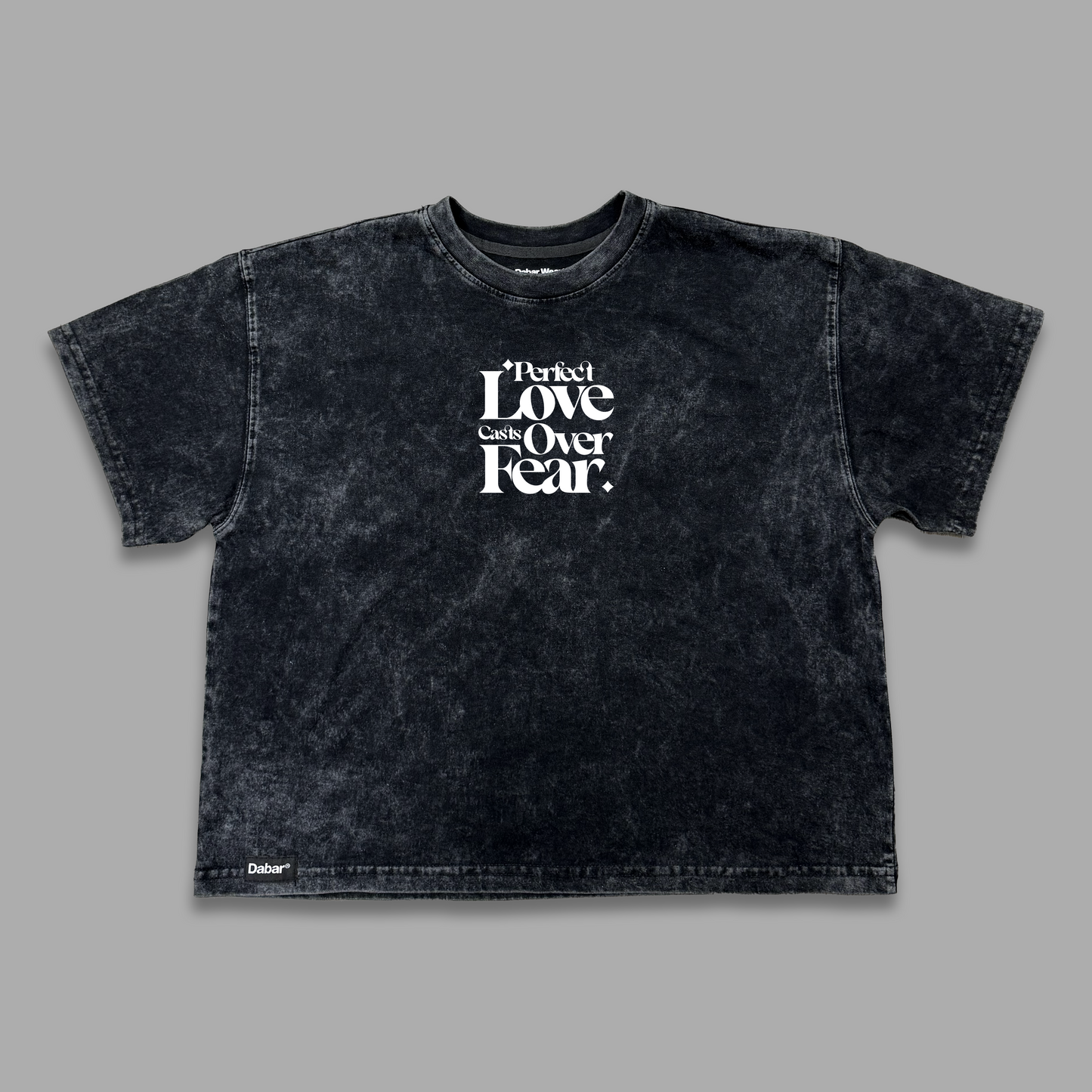 Tshirt Mujer Boxy stonewash PERFECT LOVE