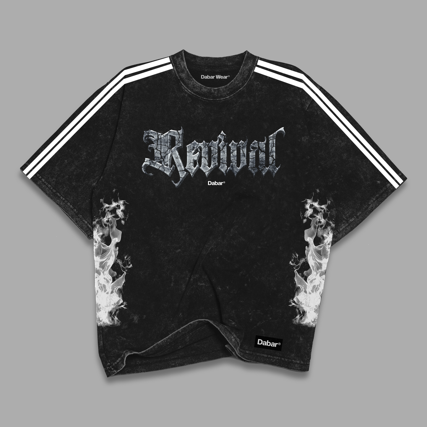 Tshirt stonewash Lines REVIVAL + Baggy Pant REVIVAL