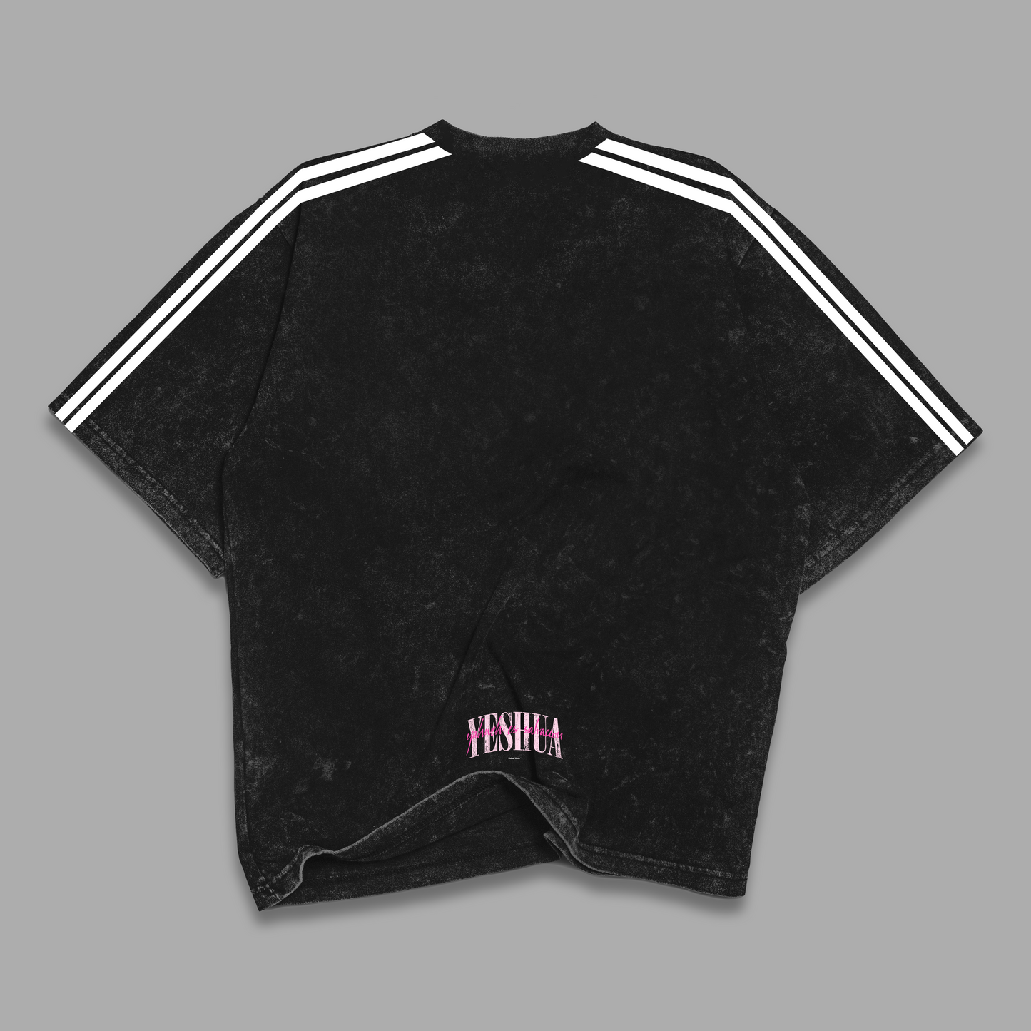 Tshirt Stonewash Lines Relaxed YESHUA PINK