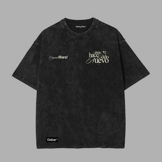 Tshirt Boxy Acid Wash TODO NUEVO