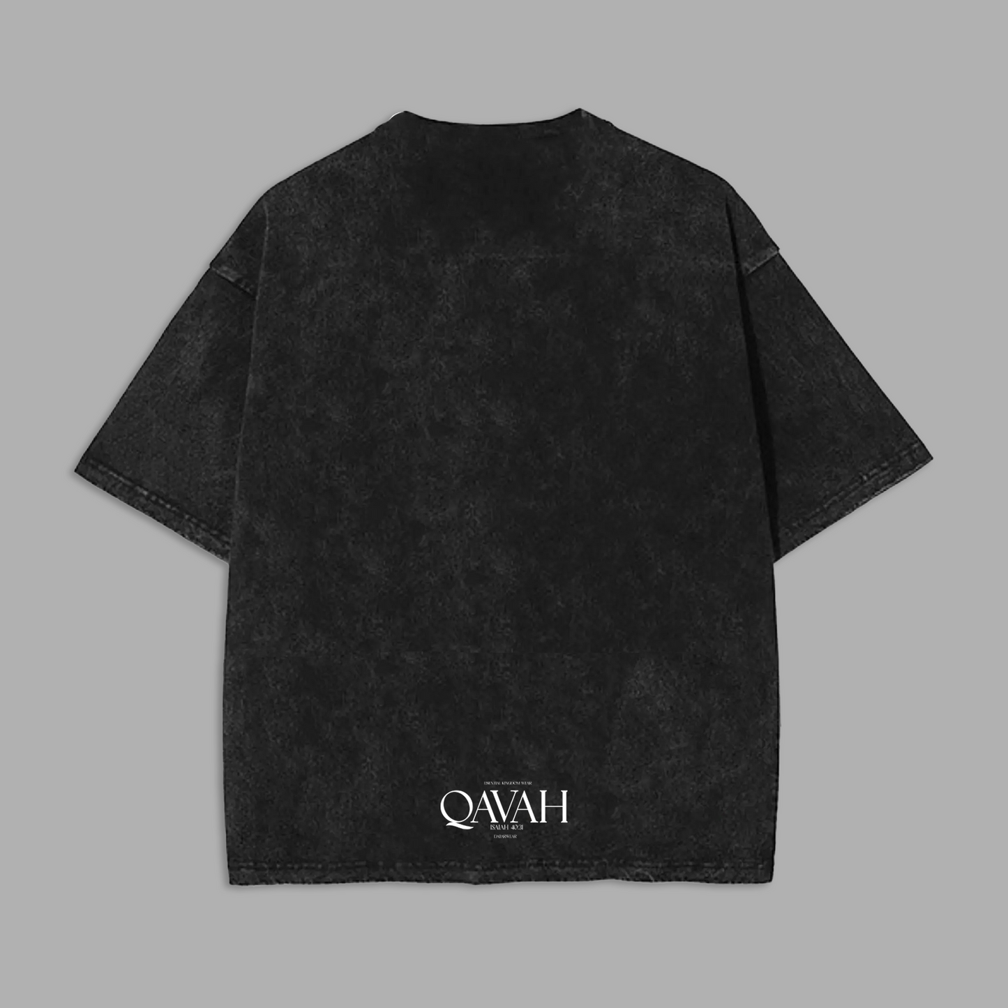 Tshirt Boxy Acid Wash UnIsex QAVAH