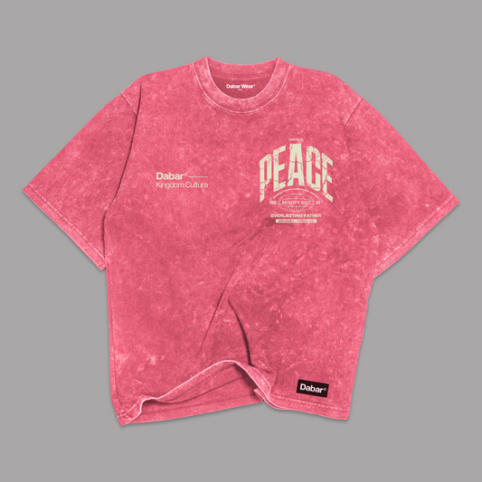 Tshirt Stonewash Pink Relaxed PRINCE OF PEACE