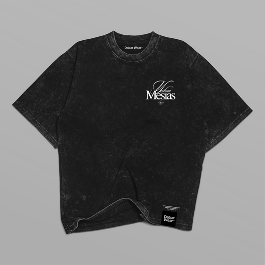 Tshirt acid wash Relaxed Black MESIAS