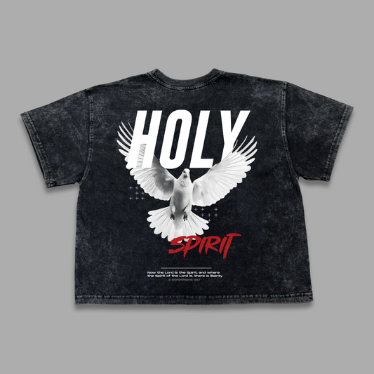 Tshirt Mujer Boxy stonewash HOLY